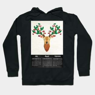 deer summer calendar 2020 Hoodie